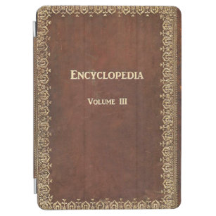 Falln antikes Enzyklopädien-Buch iPad Air Hülle