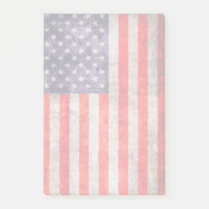 Falln Antique amerikanische Flagge Post-it Klebezettel