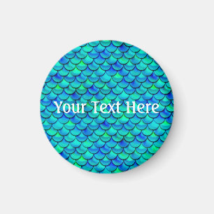 Falln Aqua-Blau-Skalen Magnet