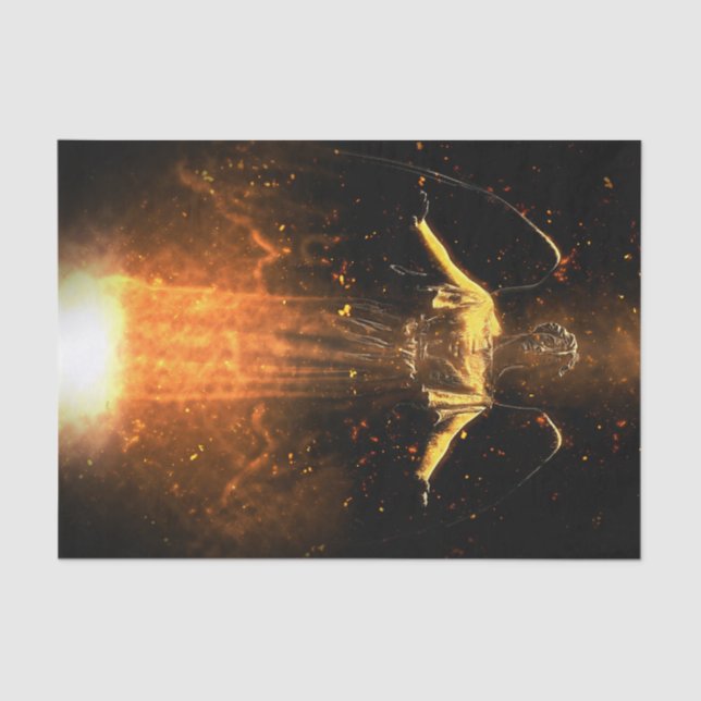 Falln Aufstieg von den Flammen Seidenpapier (Vorderseite)