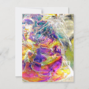 Falln Aura Crystal Postkarte