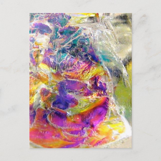 Falln Aura Crystal Postkarte (Vorderseite)