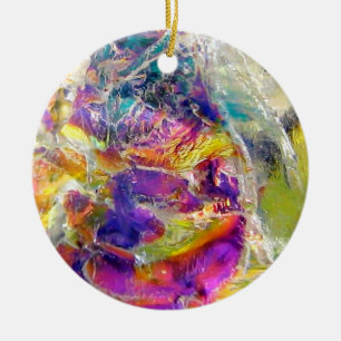 Falln Aura-Kristall Keramik Ornament