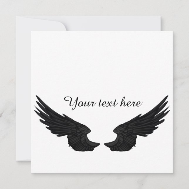 Falln Black Angel Wings (Vorderseite)