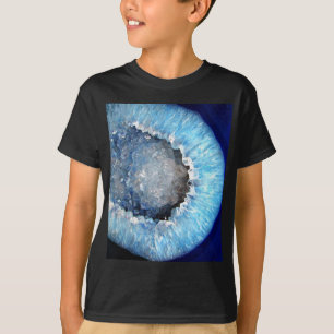 Falln blaues KristallGeode T-Shirt