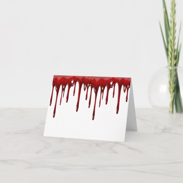 Falln Blood Tropfen White Karte (Vorderseite)