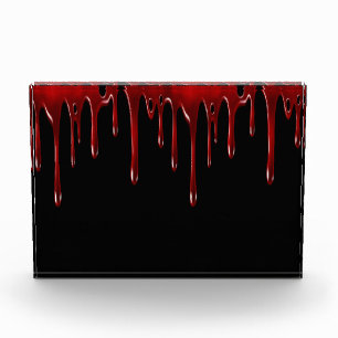 Falln Blood Tropfens Black Fotoblock