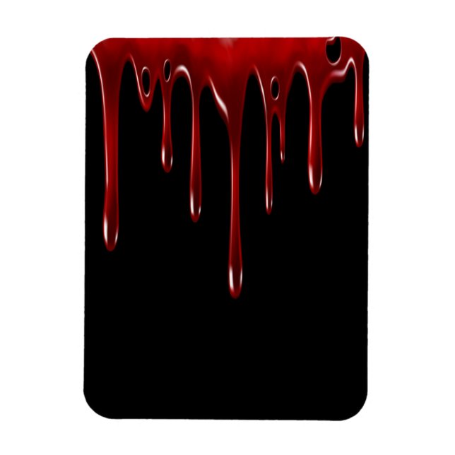 Falln Blood Tropfens Black Magnet (Vertikal)
