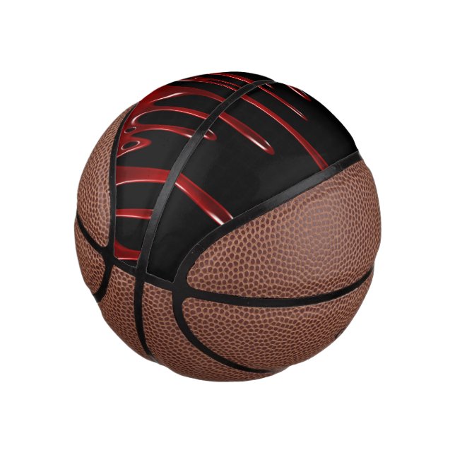 Falln Blood Tropfens Black Mini Basketball (angewinkelt)