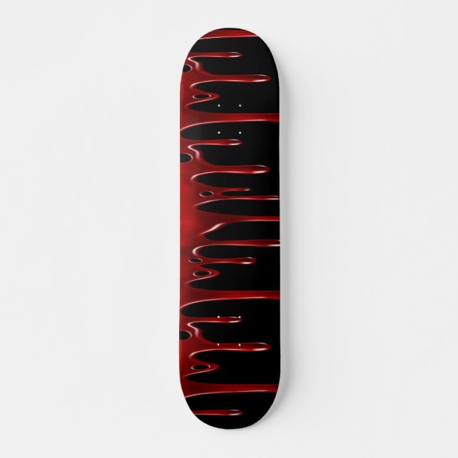 Falln Blood Tropfens Black Skateboard (Vorne)
