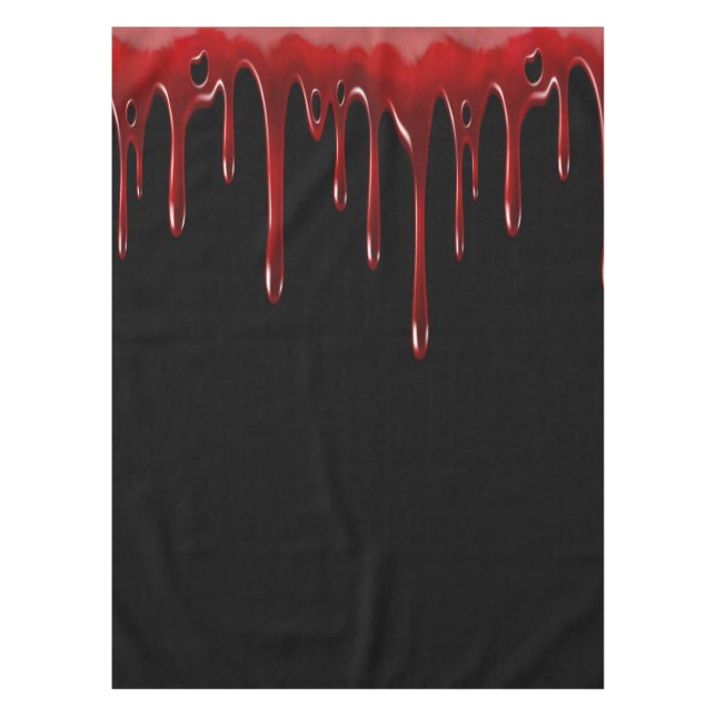 Falln Blood Tropfens Black Tischdecke (Vorderseite)