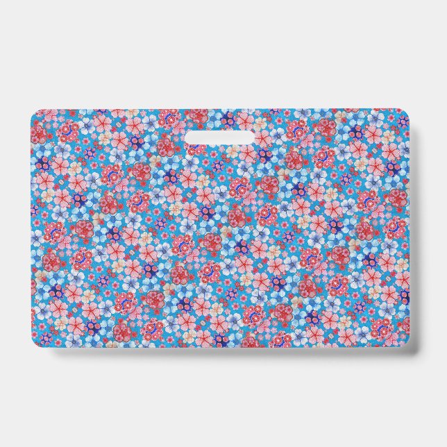Falln Blue Floral Ausweis (Vorderseite)