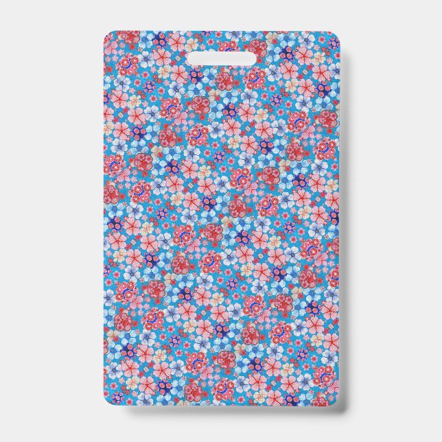 Falln Blue Floral Ausweis (Vorderseite)