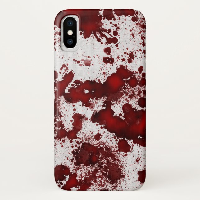 Falln Blut-Spritzer Case-Mate iPhone Hülle (Rückseite)