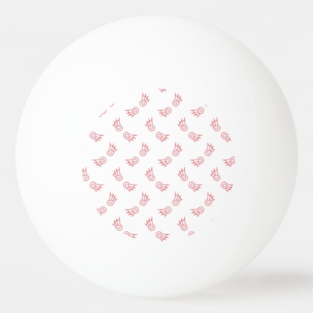 Falln Chibi Demon Wings Tischtennisball (Vorderseite)