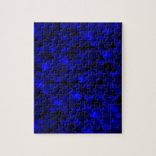 Falln Dark Blue Mermaid Scales Puzzle