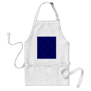 Falln Dark Blue Mermaid Scales Schürze