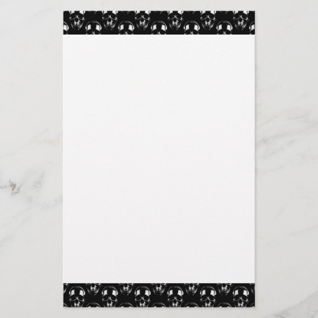 Falln Dark Skulls Briefpapier (Vorderseite)
