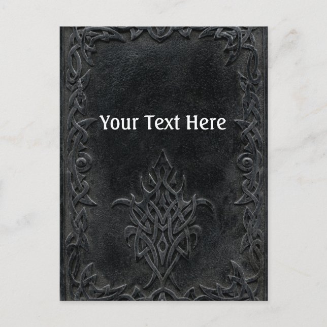 Falln Dark Tribal Postkarte (Vorderseite)
