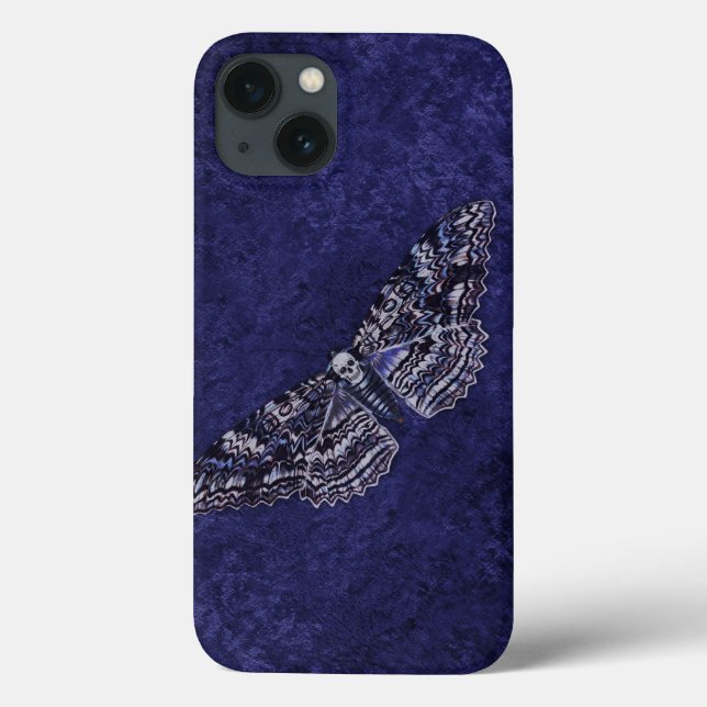 Falln Deathshead Moth Case-Mate iPhone Hülle (Rückseite)