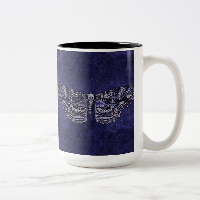 Falln Deathshead Moth Zweifarbige Tasse (Rechts)
