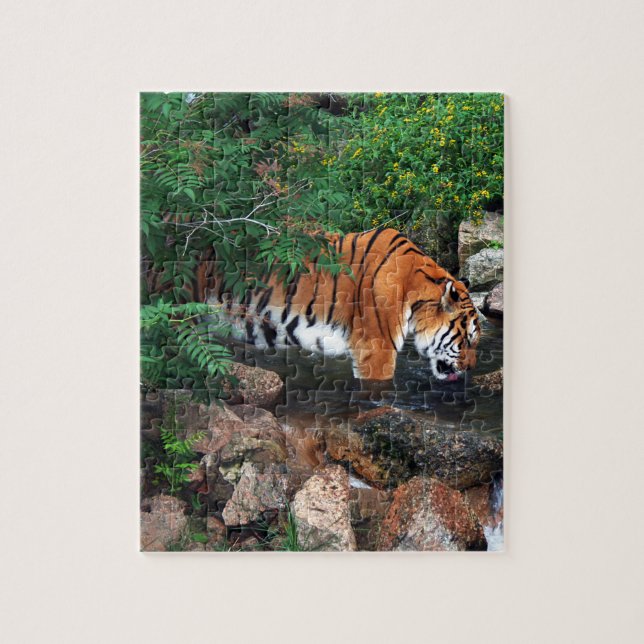Falln Drink Tiger Puzzle (Vertikal)