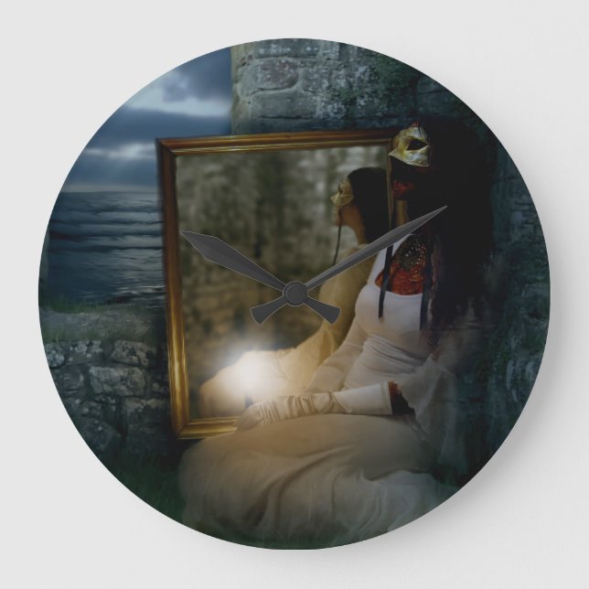 Falln ewiger Vanity Große Wanduhr (Vorderseite)