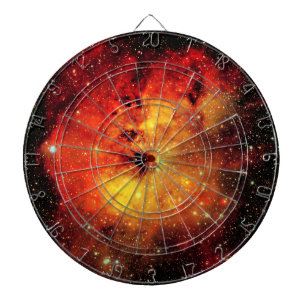 Falln Galaxy auf Feuer Dartscheibe
