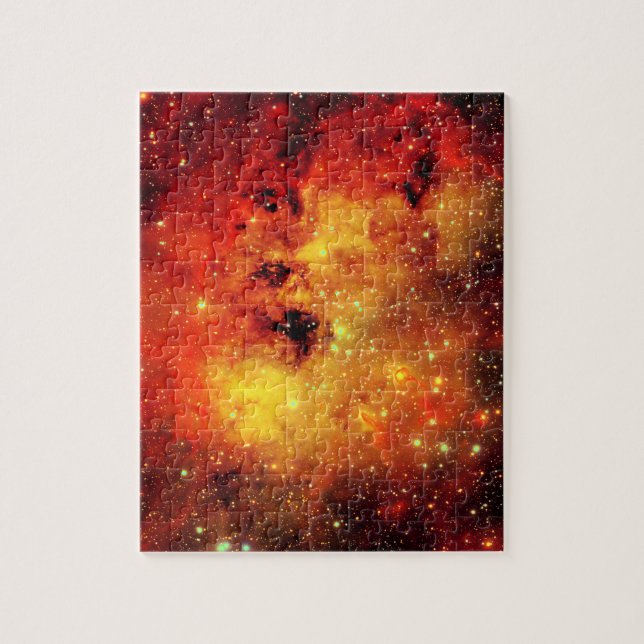 Falln Galaxy auf Feuer Puzzle (Vertikal)