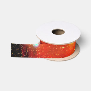 Falln Galaxy auf Feuer Satinband