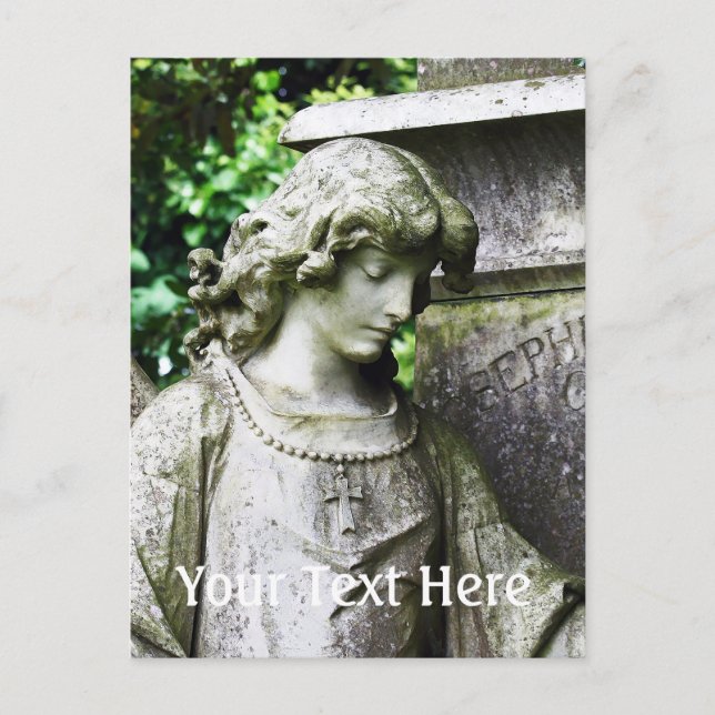 Falln Garden Angel Postkarte (Vorderseite)