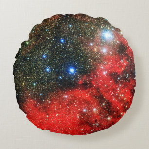 Falln Gold Dusted Galaxy Rundes Kissen