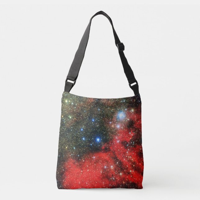 Falln Gold Dusted Galaxy Tragetaschen Mit Langen Trägern (Vorderseite)