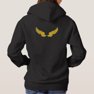 Falln Golden Angel Wings Hoodie