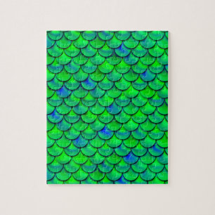 Falln Green Blue Scales Puzzle