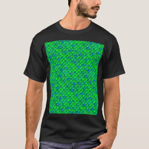 Falln Green Blue Scales T-Shirt