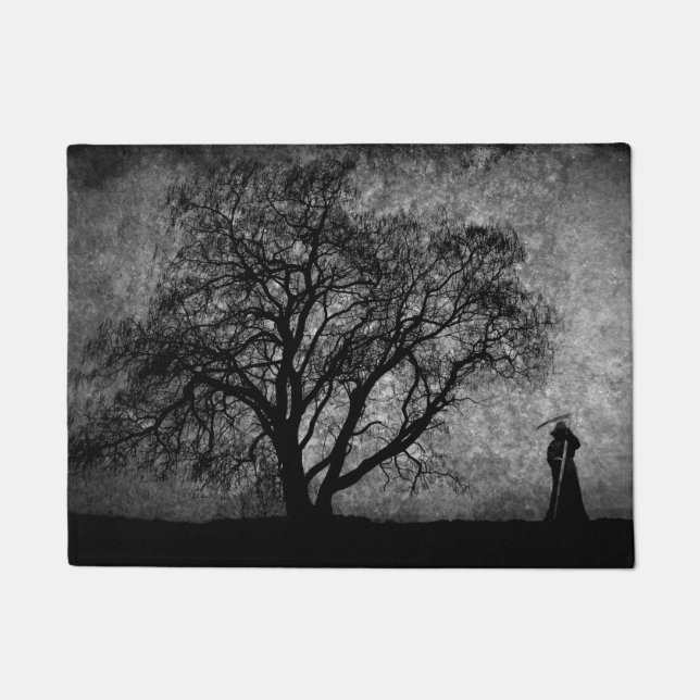 Falln grimmiger Sensenmann-ursprüngliche Fußmatte (Vorderseite)