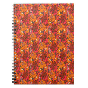 Falln Groovy Blume Notizblock
