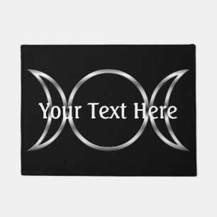 Falln heidnisches dreifaches Göttin-Symbol Fußmatte