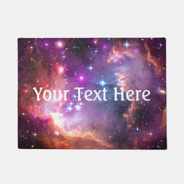 Falln himmlische Galaxie Fußmatte (Vorderseite)