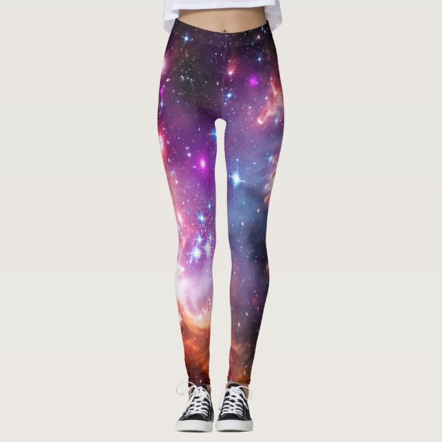 Falln himmlische Galaxie Leggings (Vorderseite)