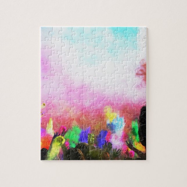 Falln Holi Colors Puzzle (Vertikal)