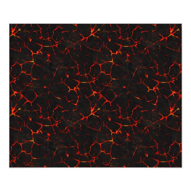 Falln Hot Lava Fotodruck (Vorne)
