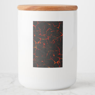 Falln Hot Lava Lebensmitteletikett