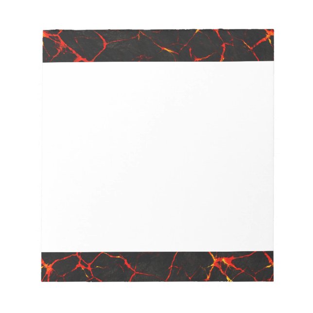 Falln Hot Lava Notizblock (Vorderseite)