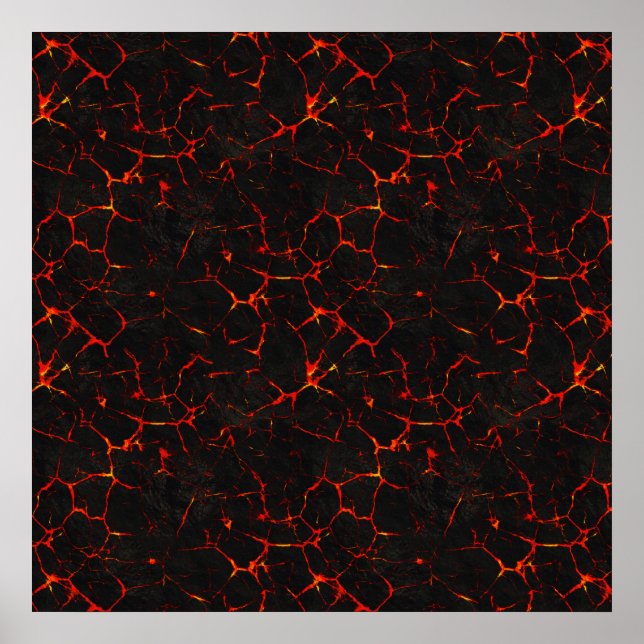 Falln Hot Lava Poster (Vorne)