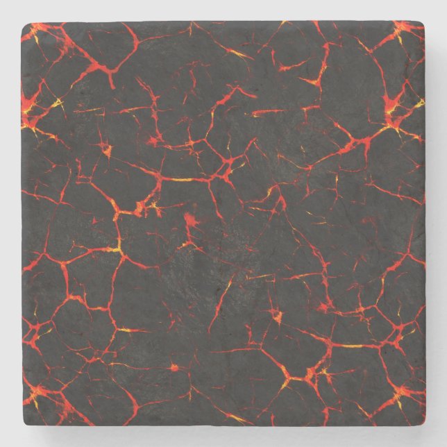 Falln Hot Lava Steinuntersetzer (Vorderseite)