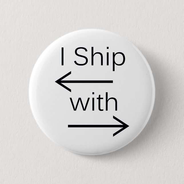 Falln I Schiff es (Sie wählen Hintergrund-Farbe!) Button (Vorderseite)