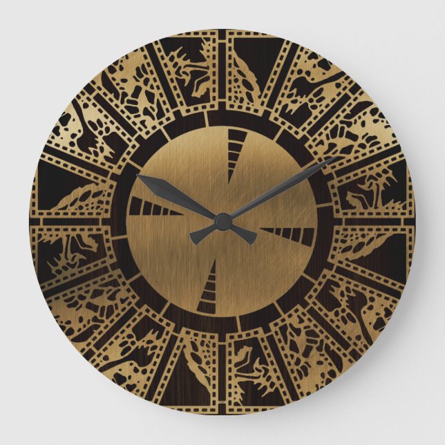 Falln Lament Side A Große Wanduhr (Vorderseite)