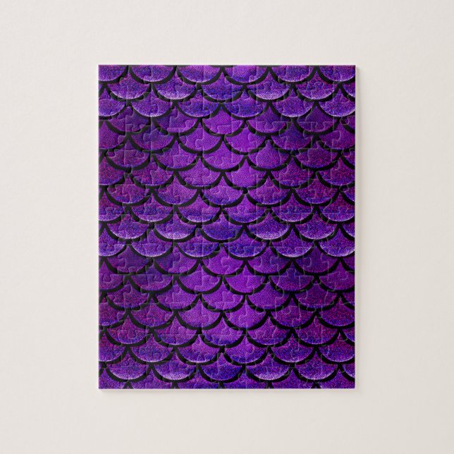 Falln Lila & Blue Mermaid Scales Puzzle (Vertikal)